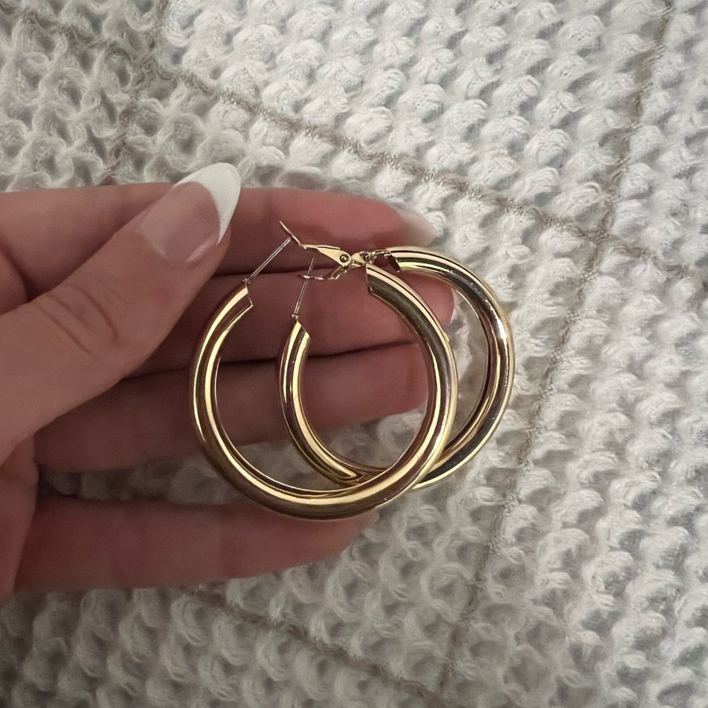 Gold hoops